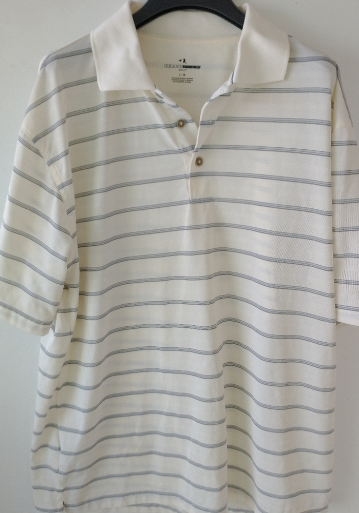 Grand Slam Golf Polo Shirt Yellow Short Sleeves